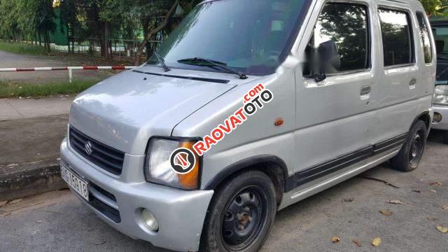 Cần bán lại xe Suzuki Wagon R sản xuất 2002, màu bạc chính chủ, giá chỉ 75 triệu-4