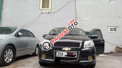 Bán xe cũ Chevrolet Aveo MT đời 2014, màu đen, giá tốt-0