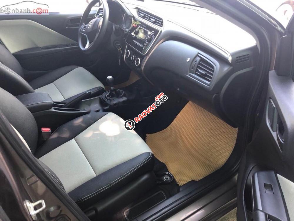 Bán Honda City 1.5 MT sản xuất 2015, màu xám  -4