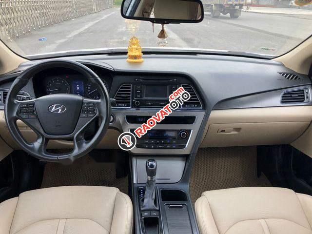 Cần bán gấp Hyundai Sonata 2.0AT 2014, màu trắng, nhập khẩu Hàn Quốc số tự động-1