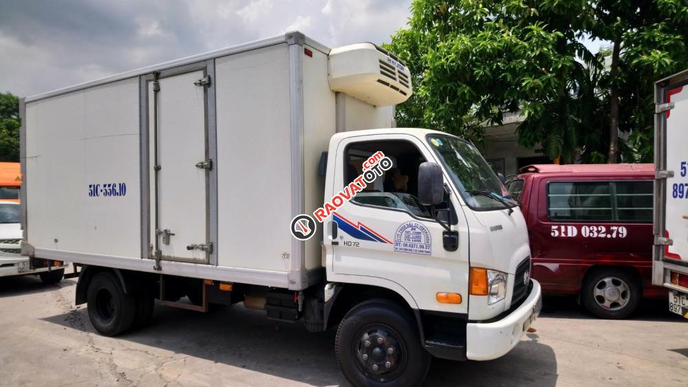 Bán xe tải lạnh còn mới Hyundai HD sản xuất 2015, màu trắng, giá chỉ 650 triệu-0