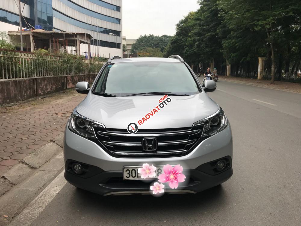 CRV 2.0 màu bạc sx 2013, xe một chủ từ đầu đi ít, chạy chuẩn 5 vạn km-0