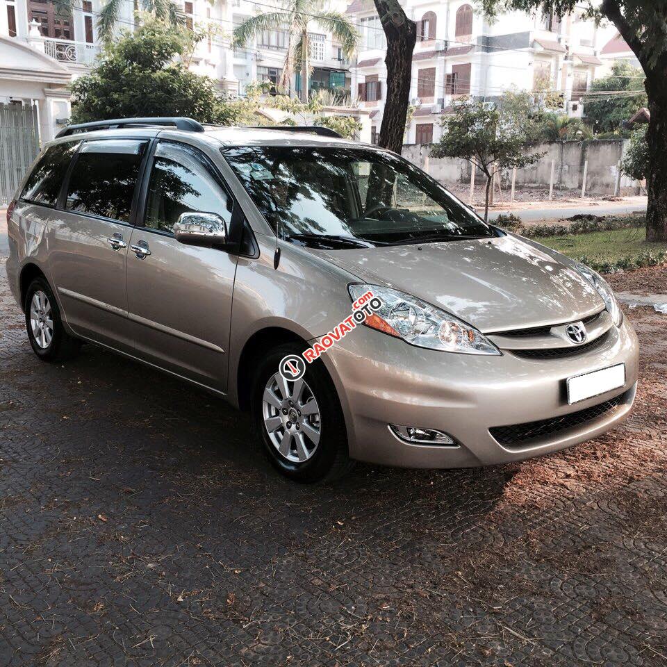 Bán xe Toyota Sienna LE 2007 màu vàng ghi, nhập Mỹ nguyên chiếc-0