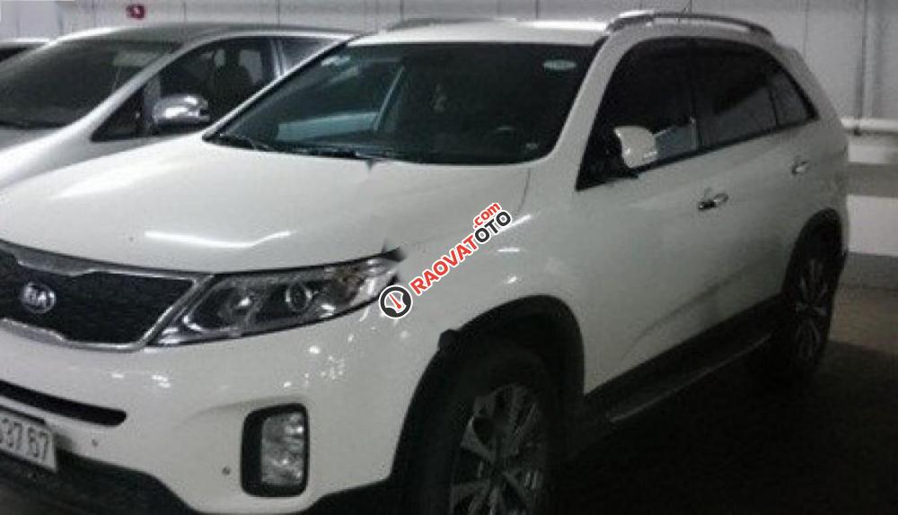 Cần bán xe Kia Sorento GAT sản xuất 2015, màu trắng như xe mới-3