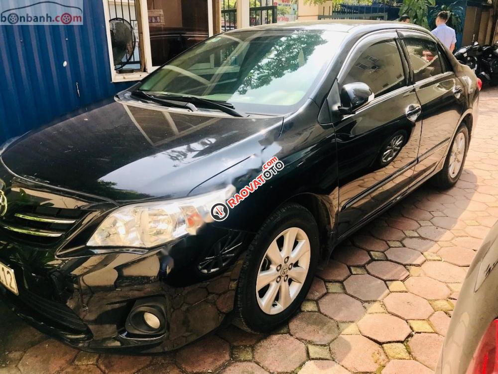 Bán Toyota Corolla altis 1.8AT năm 2013, màu đen, giá tốt-0