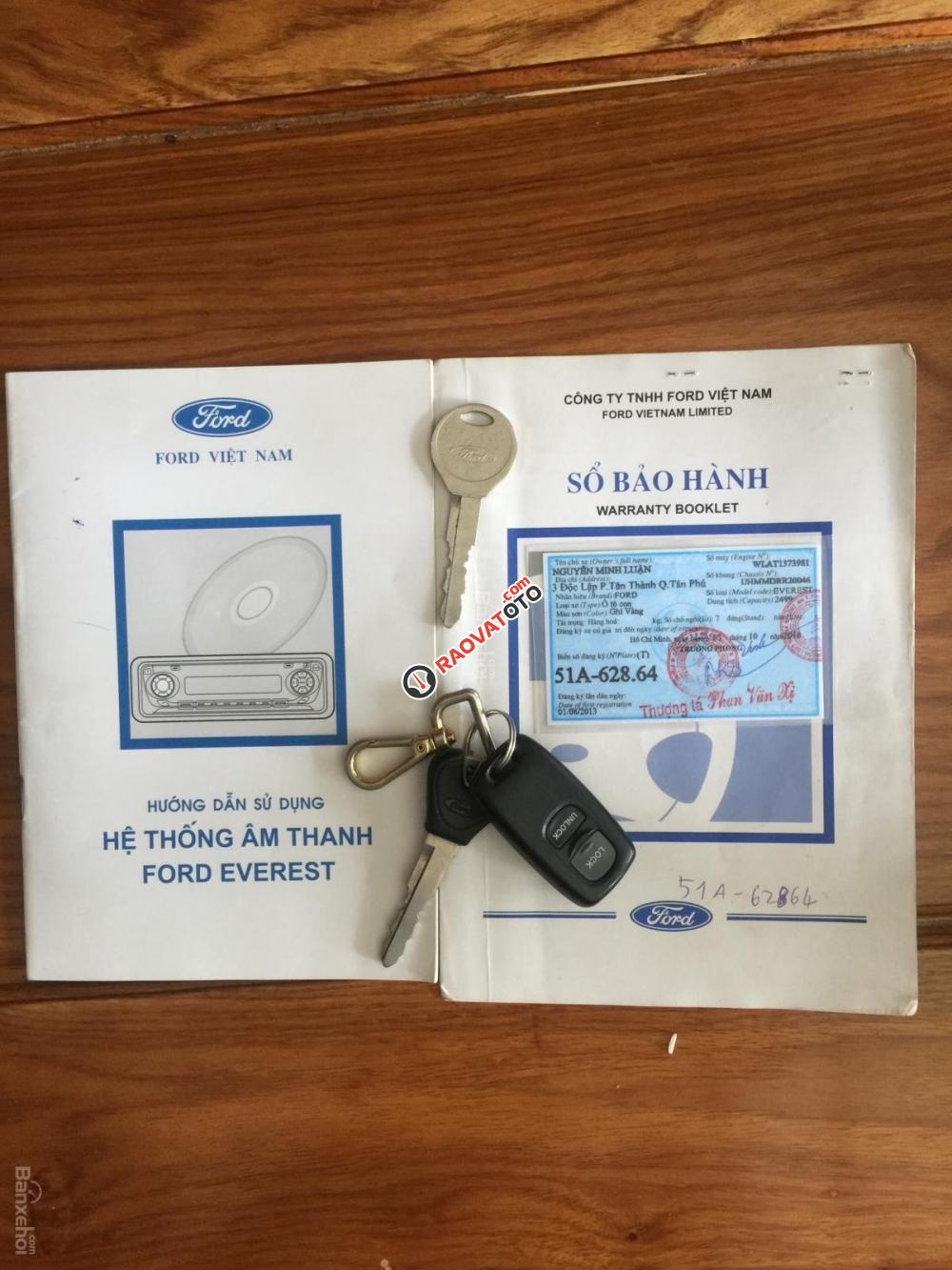 Bán Ford Everest MT số sàn cuối 2013, hồng phấn. Giá 635 triệu-8