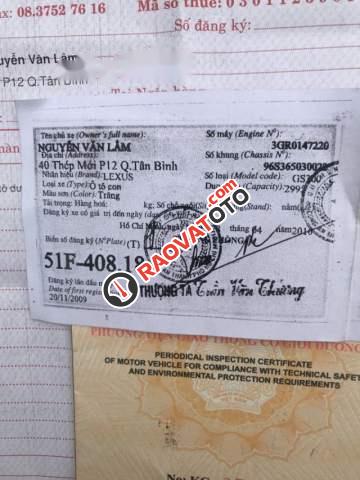 Bán xe Lexus GS 300 đời 2005, màu bạc, xe nhập còn mới-4