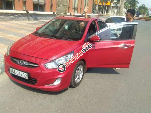 Cần bán Hyundai Accent MT sản xuất 2011, màu đỏ, nhập khẩu -2