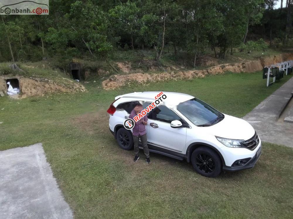 Bán Honda CR V 2.0 sản xuất năm 2014, màu trắng-0