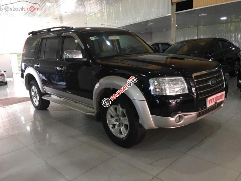 Cần bán xe Ford Everest 4x4 MT sản xuất năm 2007, màu đen, giá chỉ 375 triệu-0