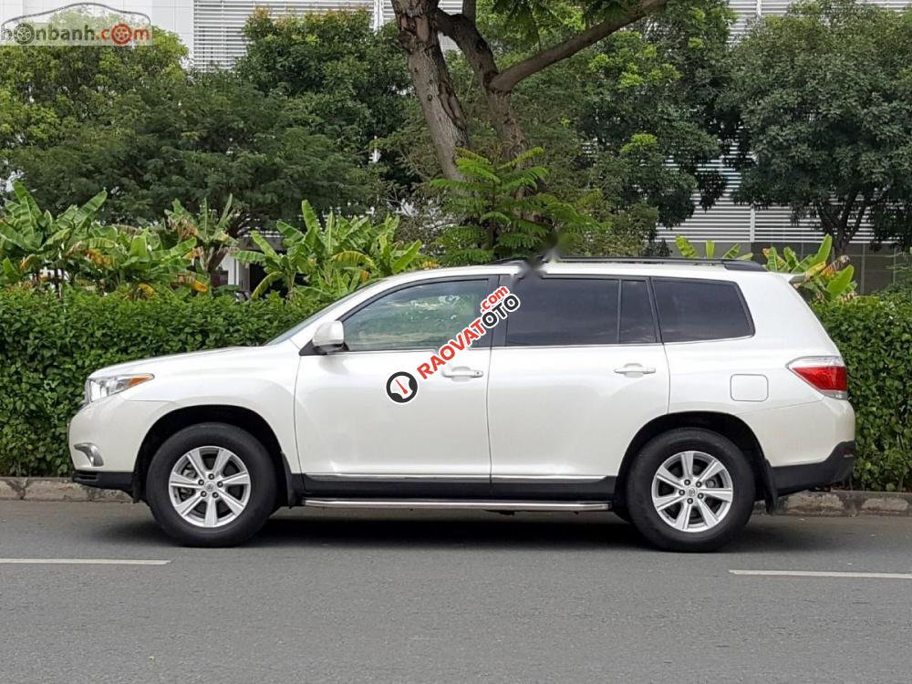 Bán Toyota Highlander SE sản xuất 2011, màu trắng, nhập khẩu-1