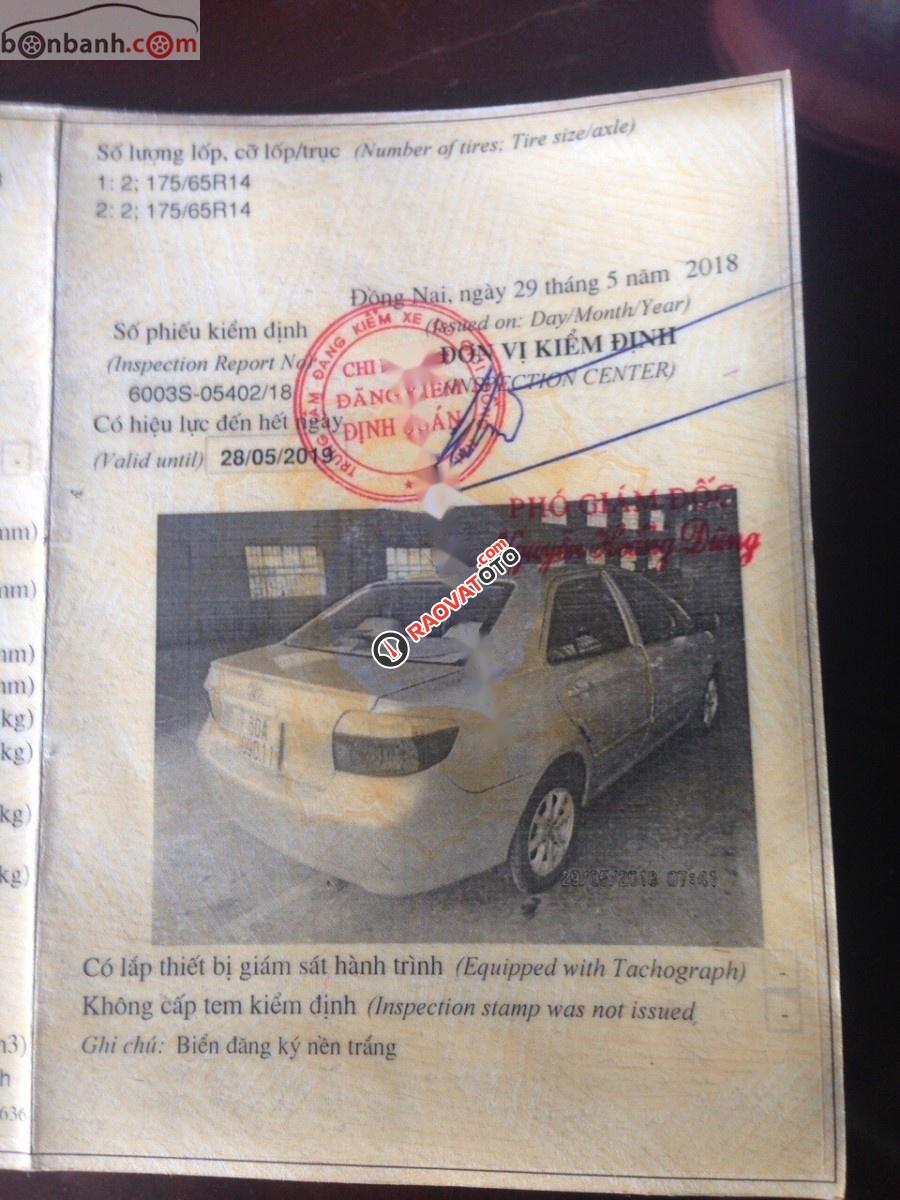 Cần bán Toyota Vios E sản xuất 2007, màu bạc, xe gia đình tên cá nhân-0