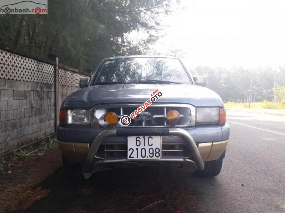 Bán Ford Ranger XLT năm 2002, màu xám, xe nhập, giá tốt-1