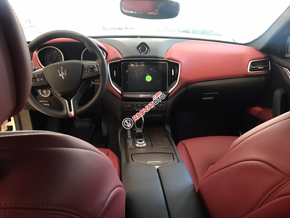 Bán xe Maserati Ghibli chính hãng 2018, màu trắng. LH: 0978877754, hỗ trợ tư vấn-11