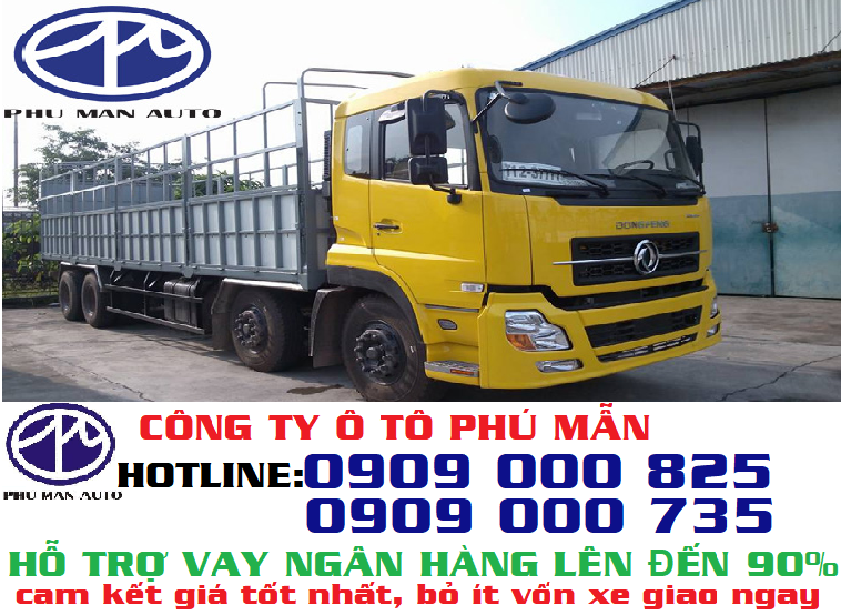 Xe tải Dongfeng YC310 4 chân giá rẻ|Dongfeng Hoàng Huy YC310-0