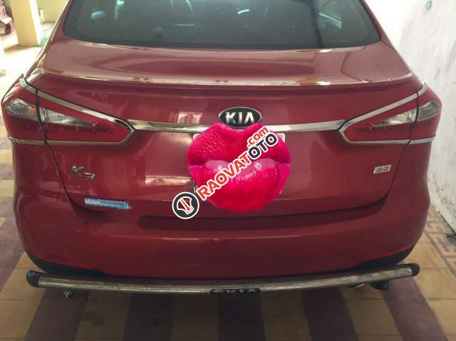 Cần bán gấp Kia K3 AT sản xuất 2015, màu đỏ-1