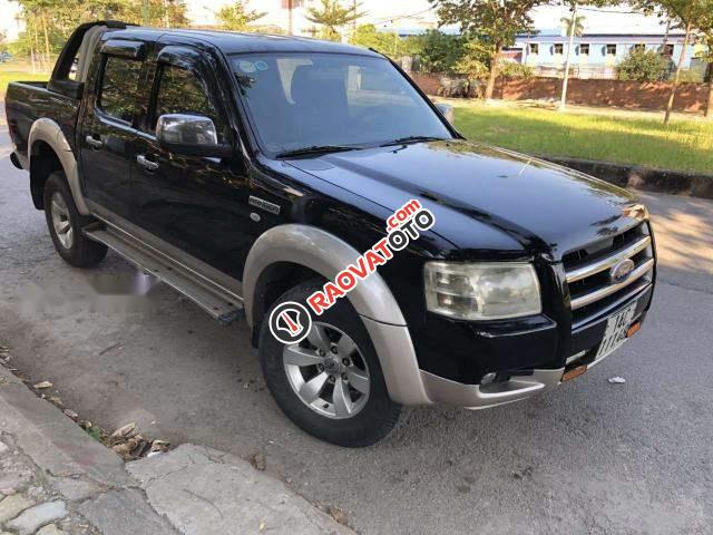 Cần bán Ford Ranger XLT năm 2007, màu đen, giá chỉ 240 triệu-0