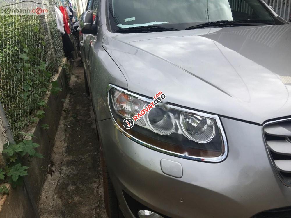 Bán Hyundai Santa Fe SLX EVGT 2009, màu bạc, xe đẹp-4