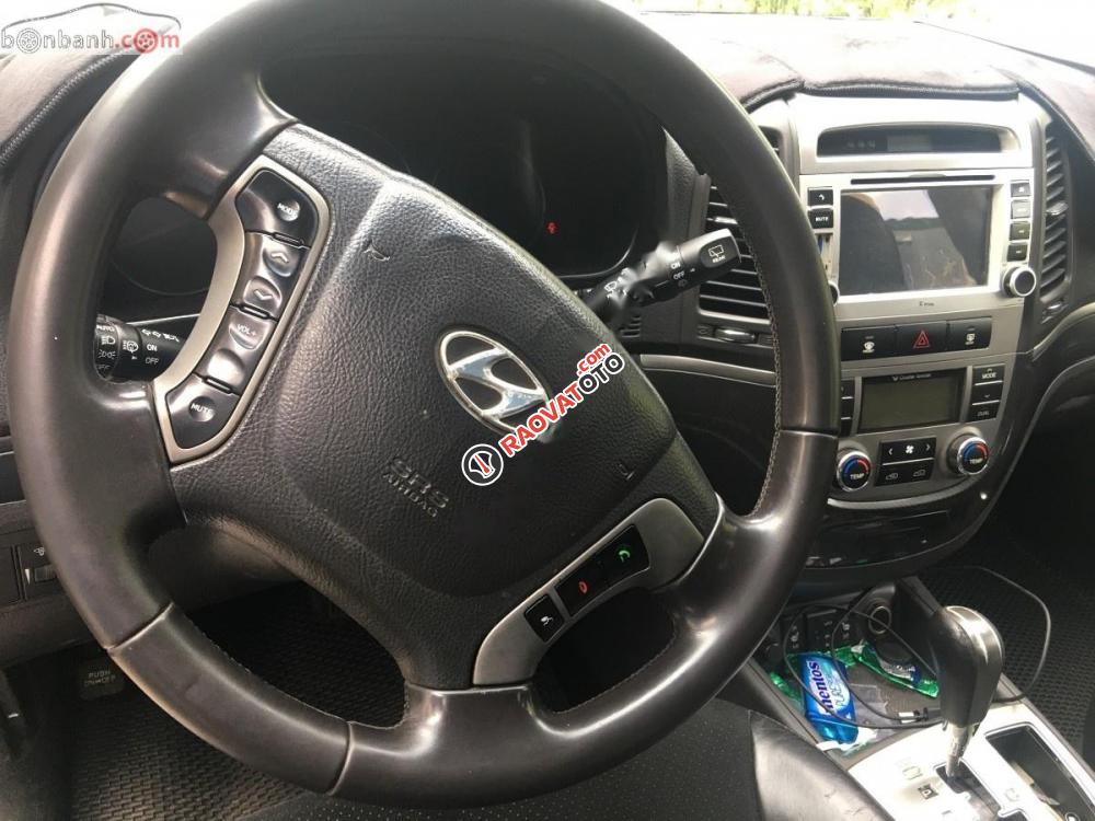 Bán Hyundai Santa Fe SLX EVGT 2009, màu bạc, xe đẹp-3