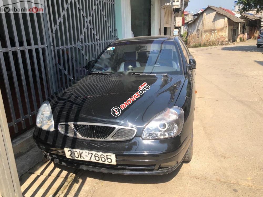 Bán gấp Daewoo Nubira 1.6 MT năm 2002, màu xanh lam, 86tr-4