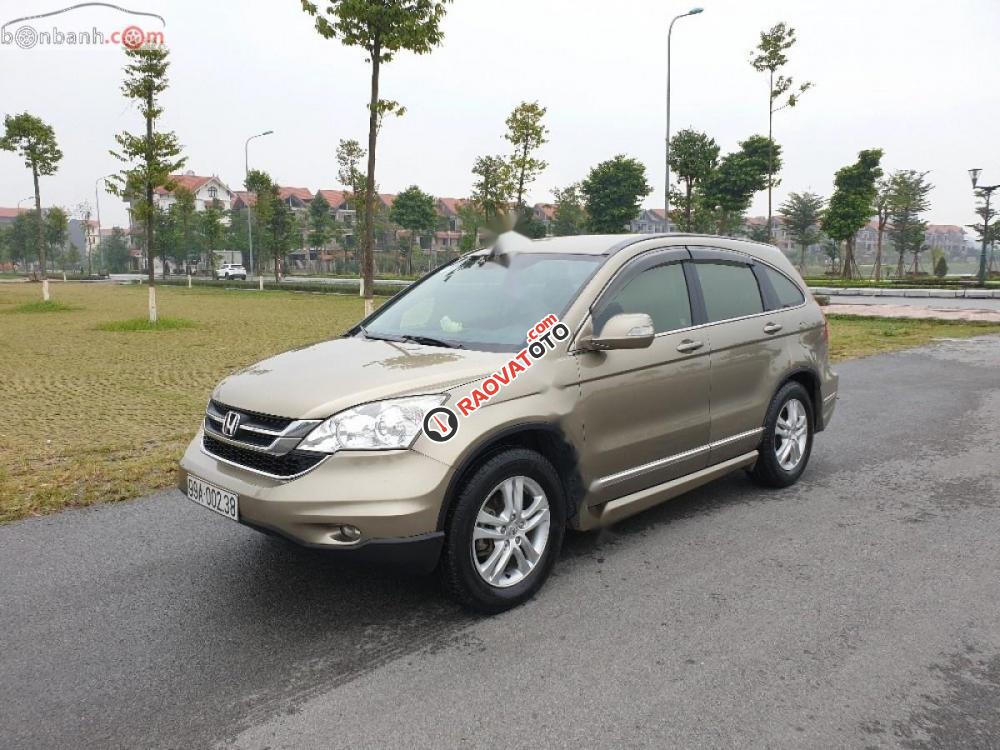Cần bán Honda CR V 2.4 năm 2011, màu vàng, số tự động, 565tr-0
