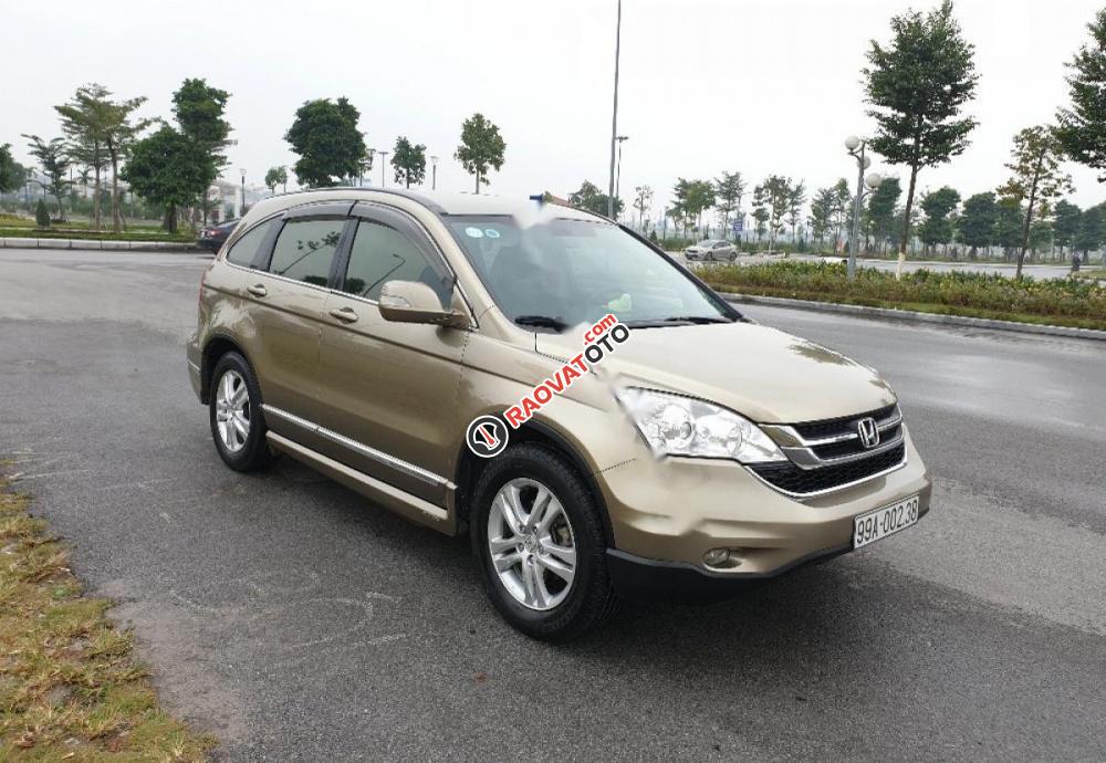 Cần bán Honda CR V 2.4 năm 2011, màu vàng, số tự động, 565tr-6
