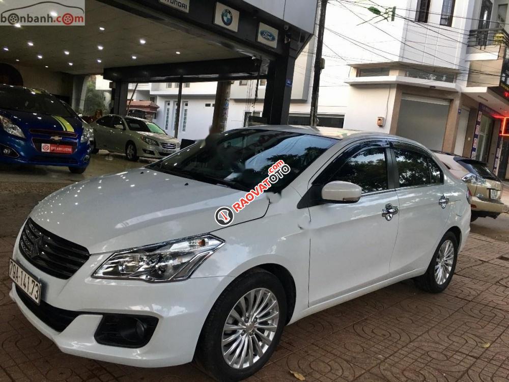 Bán Suzuki Ciaz 1.4 AT đời 2017, màu trắng, nhập khẩu-9