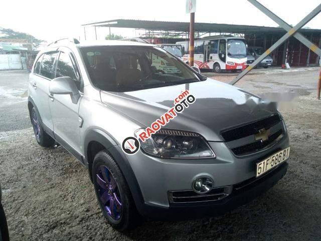 Chính chủ bán xe Chevrolet Captiva Maxx năm sản xuất 2009, màu bạc-2