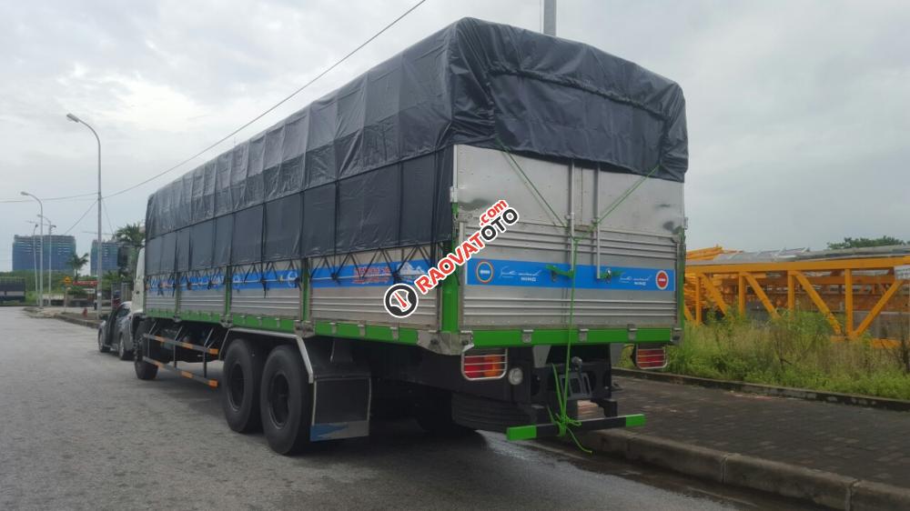 Bán xe tải thùng mui bạt Hino 3 chân 14 tấn-3