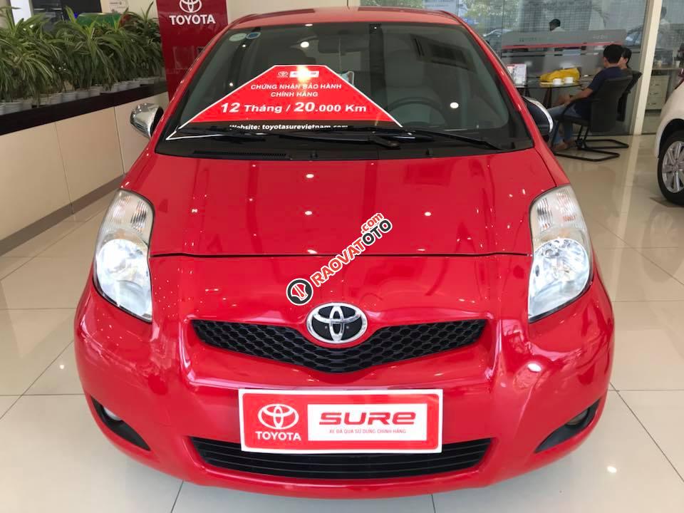 Cần bán Toyota Yaris 1.3 đời 2010, màu đỏ, xe nhập giá cạnh tranh-0