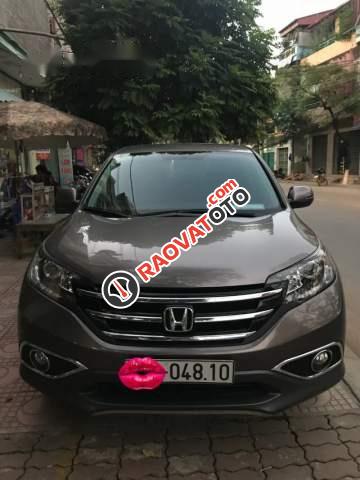 Bán xe Honda CR V 2.4 AT 2014, màu xám chính chủ-4