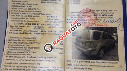 Bán ô tô Ford Escape 2.3 AT sản xuất 2009, màu xám  -0