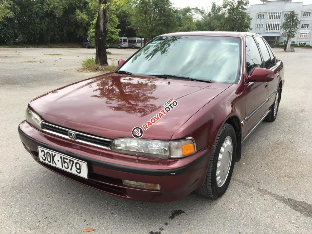 Cần bán xe Honda Accord LX năm 1990, màu đỏ, nhập khẩu nguyên chiếc-0