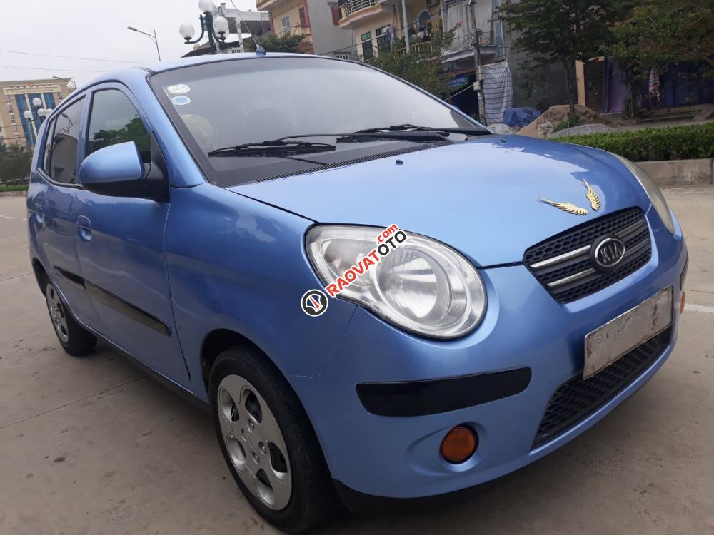 Bán xe Kia Morning LX đời 2009, màu xanh lam, giá 135tr-13