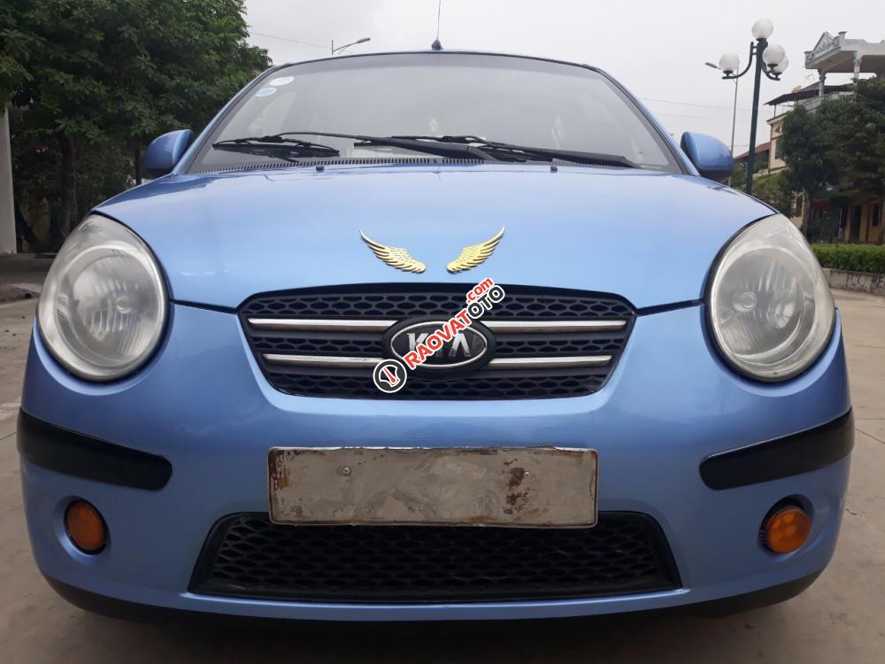 Bán xe Kia Morning LX đời 2009, màu xanh lam, giá 135tr-12