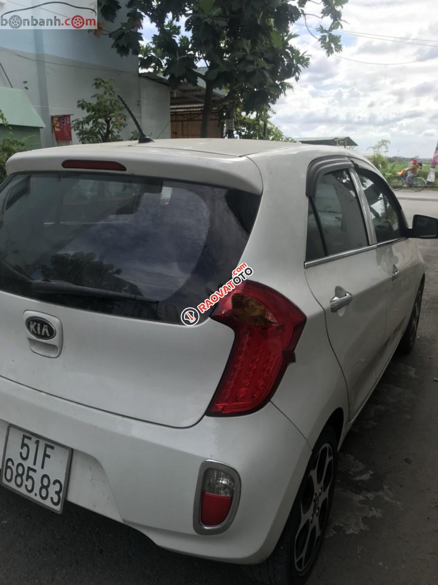 Bán Kia Morning SAT sản xuất năm 2014, màu trắng, xe gia đình, giá 315tr-2