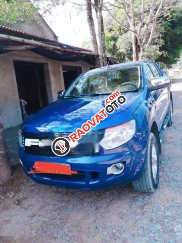 Bán ô tô Ford Ranger XLT năm 2012, màu xanh lam, xe nhập, giá chỉ 445 triệu-0