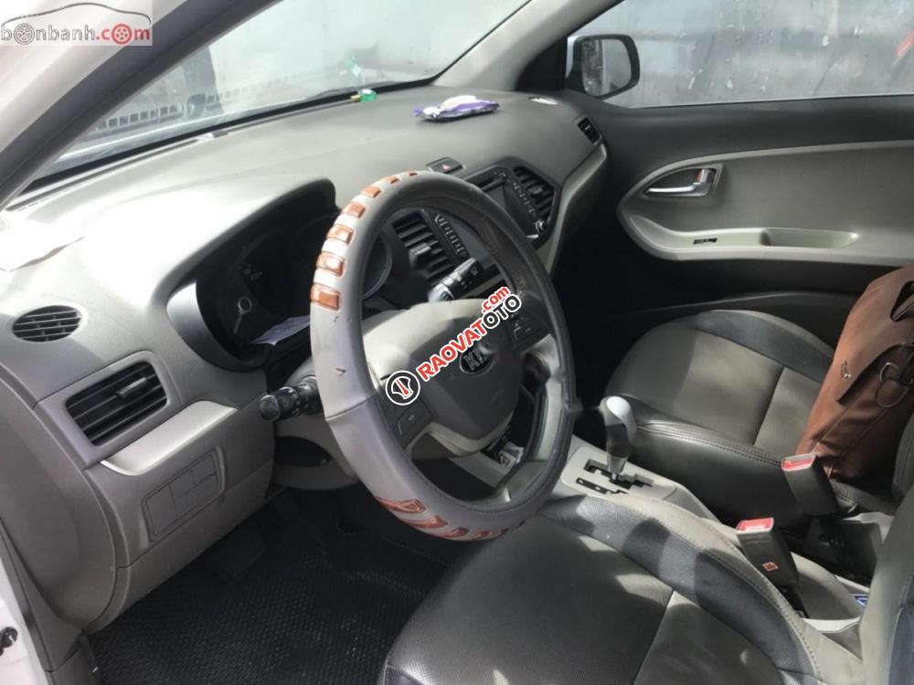 Bán Kia Morning SAT sản xuất năm 2014, màu trắng, xe gia đình, giá 315tr-4