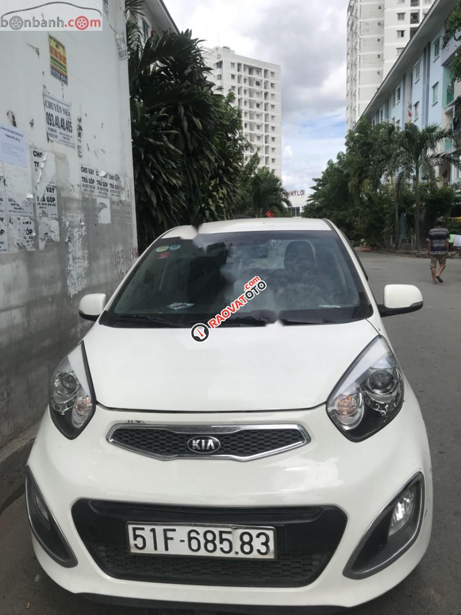 Bán Kia Morning SAT sản xuất năm 2014, màu trắng, xe gia đình, giá 315tr-3