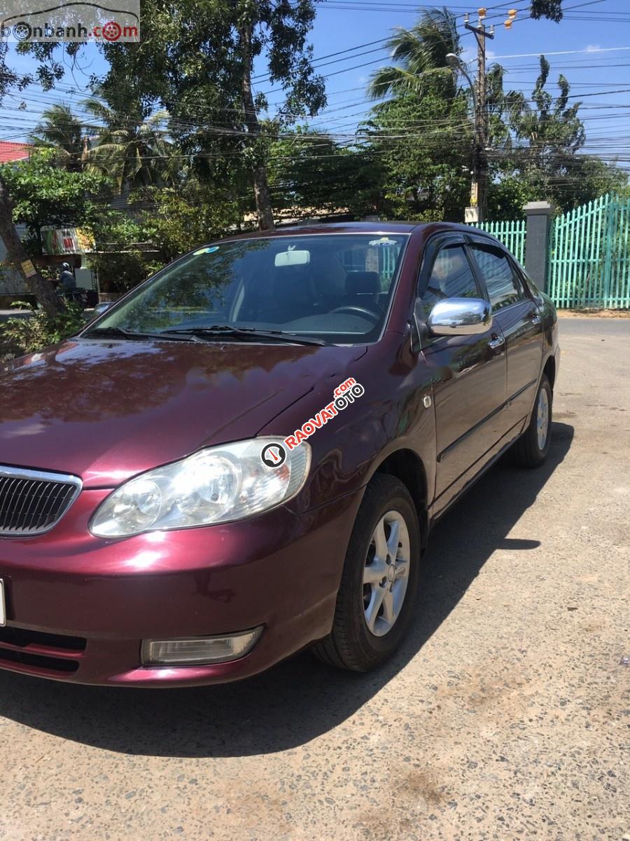 Gia đình bán Toyota Corolla Altis 1.8G năm 2002, màu đỏ-0