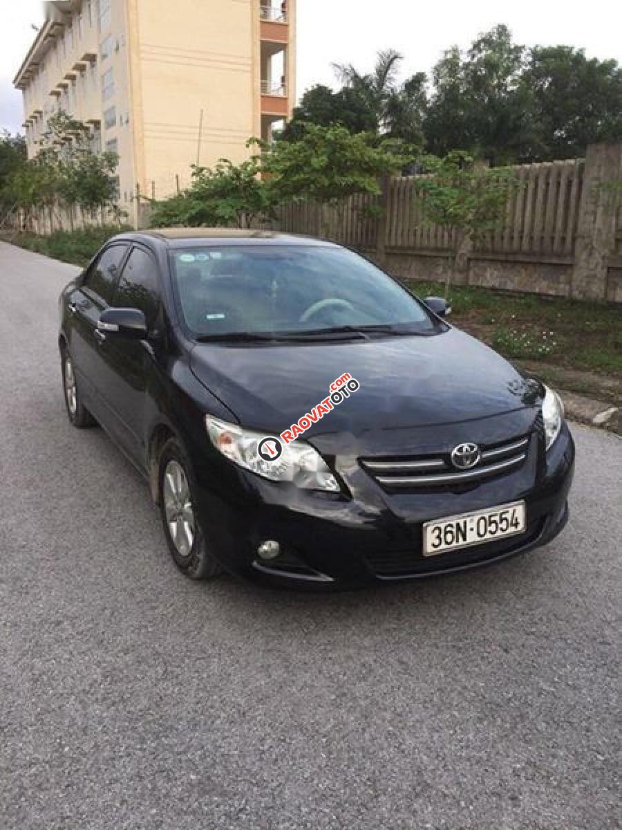 Bán Toyota Corolla altis AT đời 2009, màu đen số tự động-3