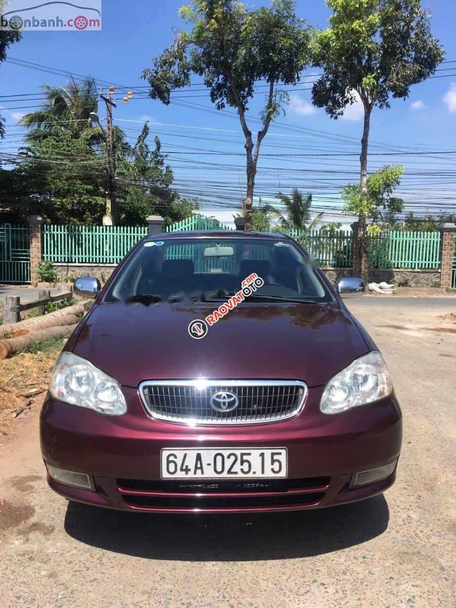 Gia đình bán Toyota Corolla Altis 1.8G năm 2002, màu đỏ-1