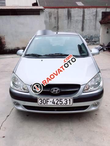 Bán ô tô Hyundai Getz 1.1 sản xuất năm 2009, màu bạc, giá 195tr-0