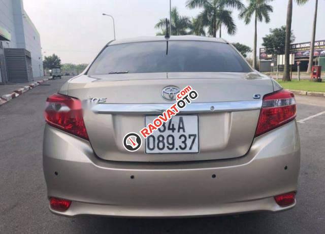 Bán Toyota Vios G 1.5AT sản xuất năm 2014, màu vàng như mới-1