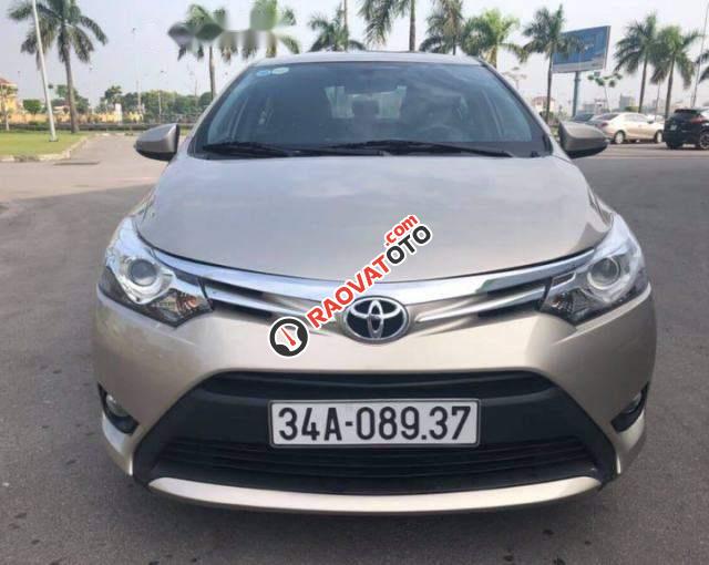 Bán Toyota Vios G 1.5AT sản xuất năm 2014, màu vàng như mới-2