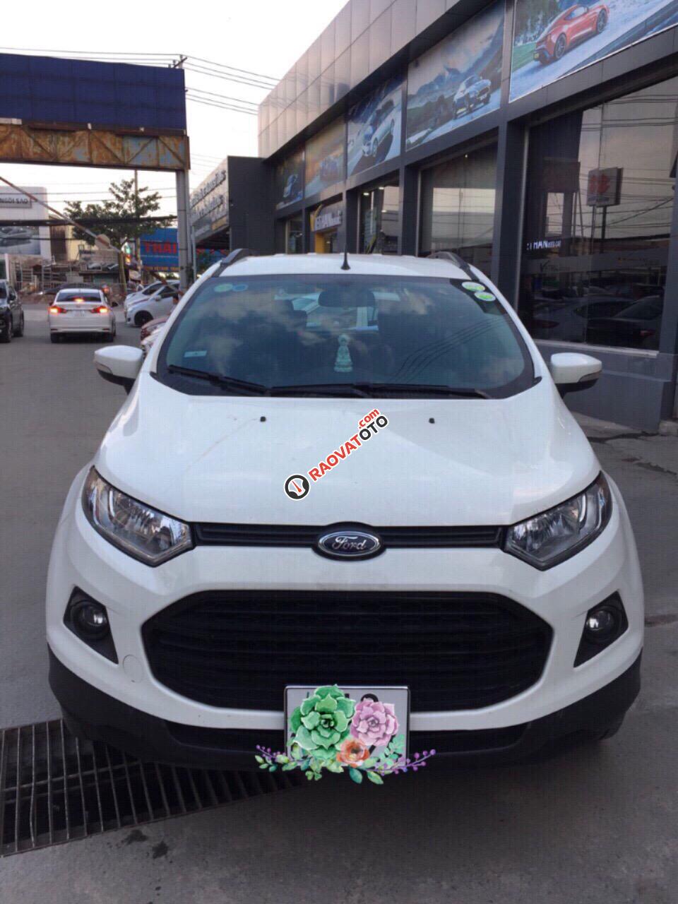 Bán xe Ford EcoSport sản xuất 2016 màu trắng, 466 triệu-0