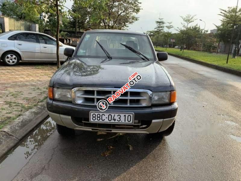 Bán Ford Ranger XLT đời 2002, màu xám, giá 135tr-0