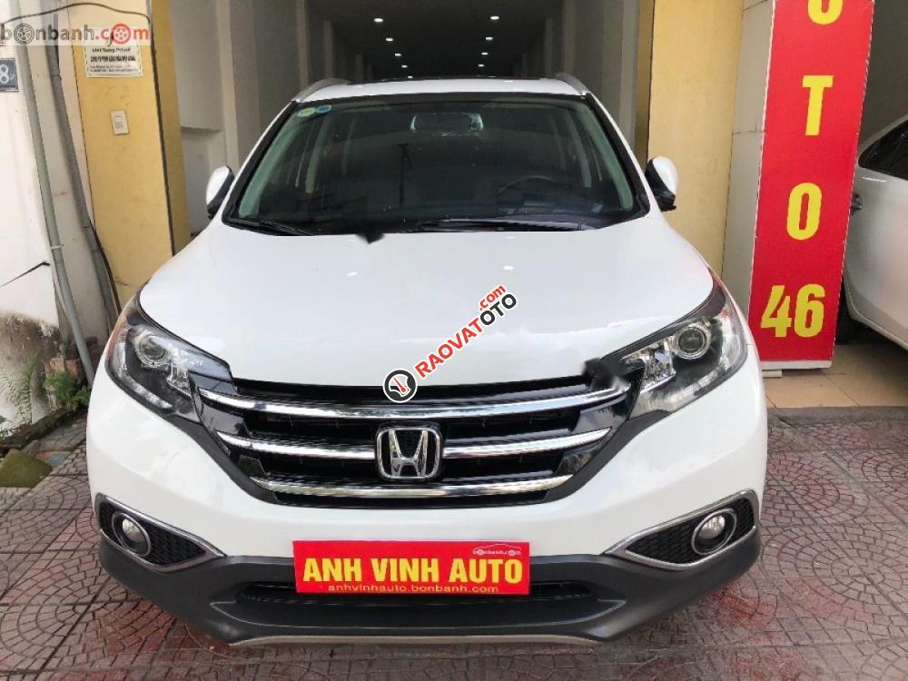 Bán Honda CR V 2.4 AT đời 2014, màu trắng-8