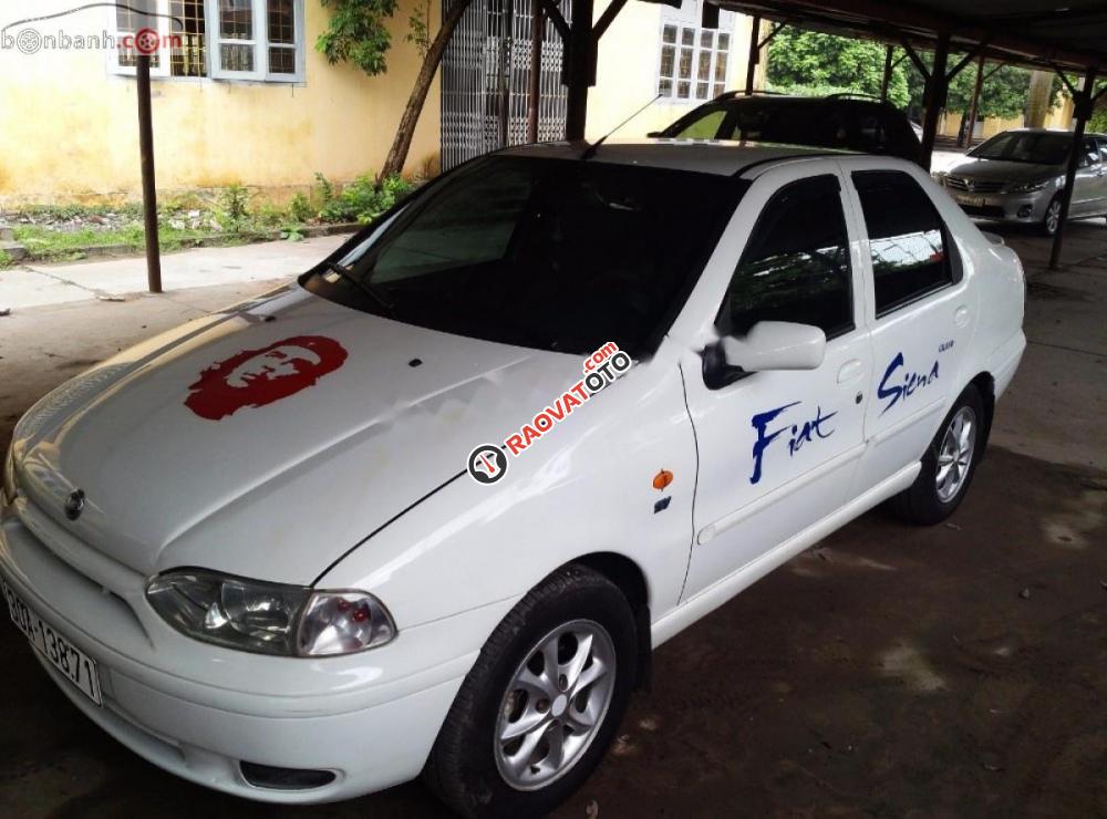 Cần bán xe Fiat Siena HLX 1.6 năm 2003, màu trắng, giá tốt-1