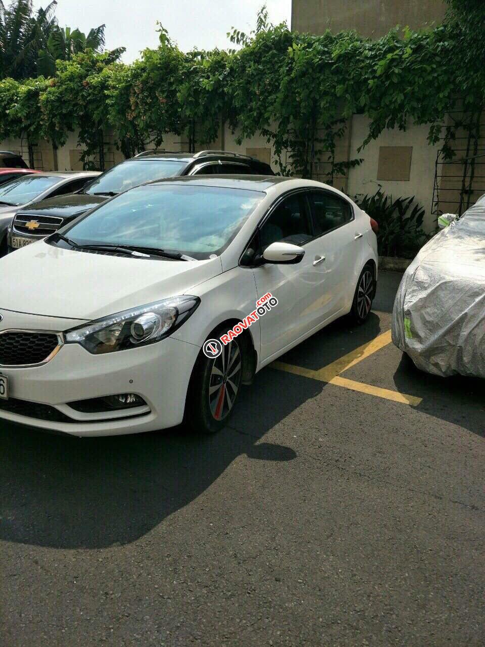 Bán ô tô Kia K3 ghế mới 2016 AT, màu trắng-0